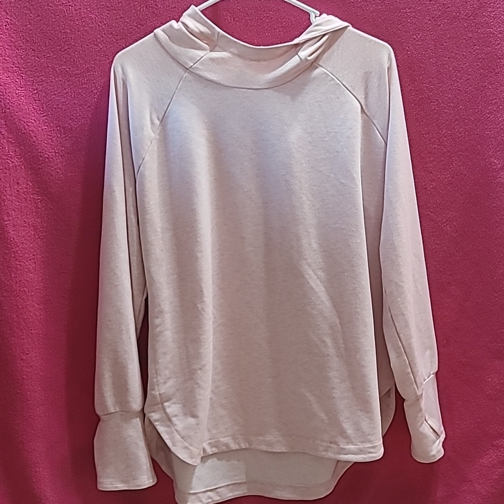 Reebok Light Pink Hooded Sweatshirt